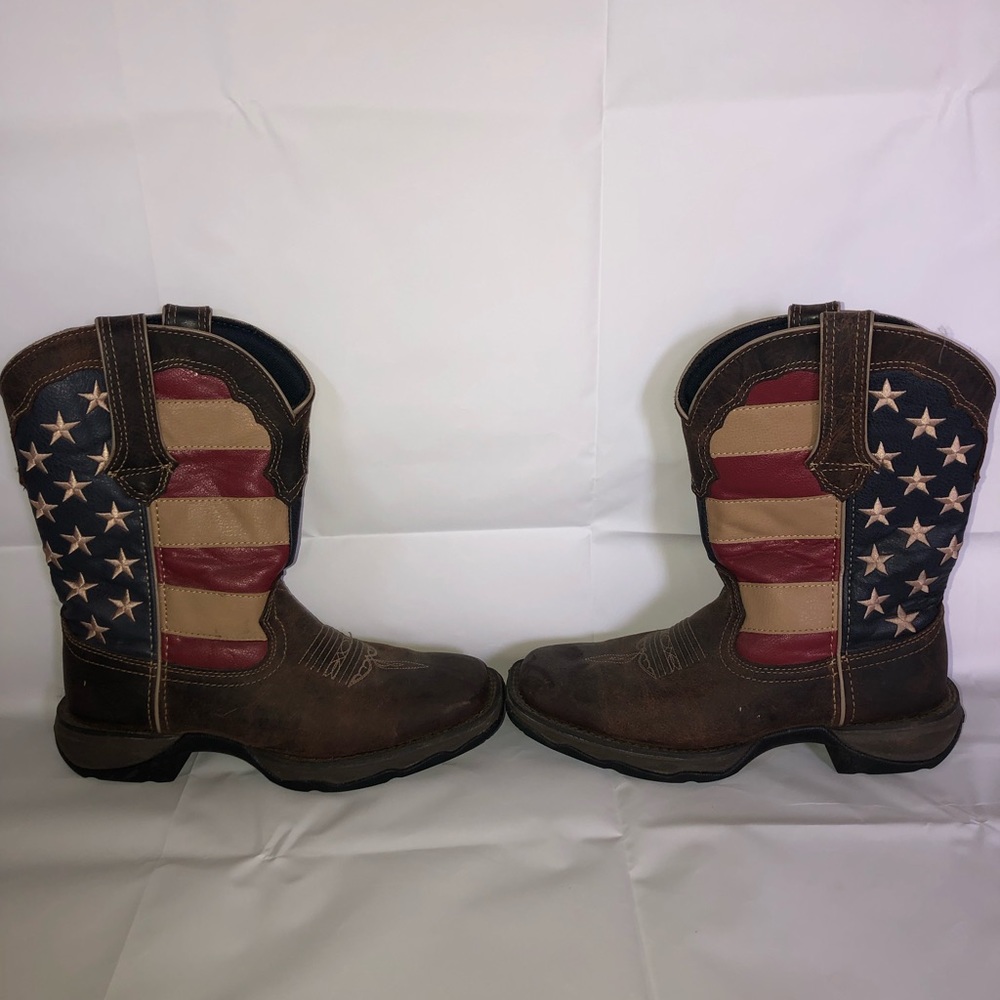 Durango American flag cowgirl boots
